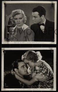 6b1617 DON'T BET ON LOVE 3 8x10 stills 1933 images of beautiful Ginger Rogers & Lew Ayres, pre-Code!