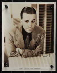 6b1574 GEORGE RAFT 4 8x10 stills 1930s wonderful close-up and seated portrait images of the star!