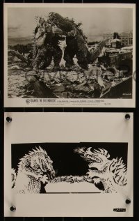 6b1488 GIGANTIS THE FIRE MONSTER 10 8x10 stills 1959 great images of Godzilla & Angurus fighting!