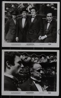 6b1577 GODFATHER 4 8x10 stills 1972 Marlon Brando, Francis Ford Coppola & Mario Puzo classic!