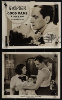 6b1624 GOOD DAME 3 8x10 stills 1934 great images of sexiest Sylvia Sidney & Fredric March!