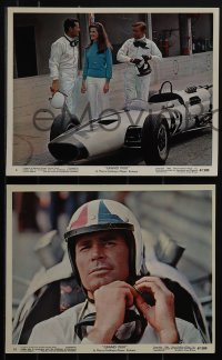 6b1580 GRAND PRIX 4 color 8x10 stills 1967 Formula One race car driver James Garner, Jessica Walter!