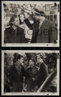 6b1628 HEAVEN WITH A BARBED WIRE FENCE 3 8x10 stills 1939 Glenn Ford & Richard Conte in their first!