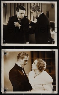 6b1640 NIGHT WORLD 3 8x10 stills 1932 gangsters Lew Ayres & Boris Karloff, Mae Clarke, George Raft!