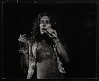 6b1723 ROBERT PLANT 2 8x10 stills 1970s great portraits of the Led Zeppelin front man on stage w/mic!