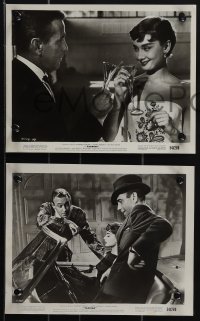 6b1599 SABRINA 4 8x10 stills 1954 great images of Audrey Hepburn & William Holden, Billy Wilder!