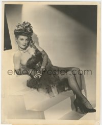 6b1407 SHINE ON HARVEST MOON 8x10 still 1944 sexy posed portrait of smouldering Ann Sheridan!