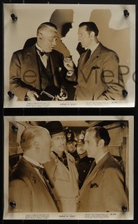 6b1503 TERROR BY NIGHT 9 8x10 stills 1946 Basil Rathbone as Sherlock Holmes & Bruce as Dr. Watson!