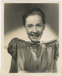 6b1424 THESE THREE 8x10 still 1936 smiling portrait of 12 year old Bonita Granvilla by Alexander!