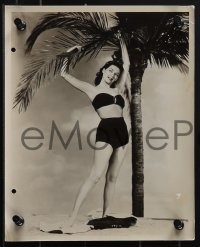 6b1653 YVONNE DE CARLO 3 8x10 stills 1940s wonderful sexy portraits of the star posing!