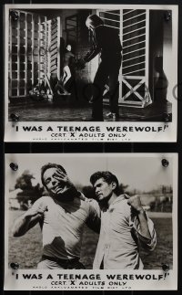 6b1129 I WAS A TEENAGE WEREWOLF 7 English FOH LCs 1957 completely different images of Michael Landon!