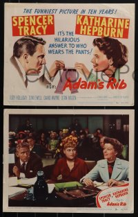 6b0577 ADAM'S RIB 8 LCs 1949 lawyers Spencer Tracy & Katharine Hepburn + David Wayne & Jean Hagen!