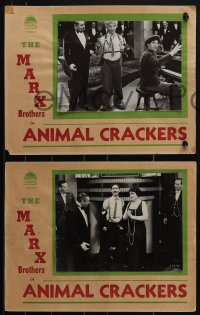 6b0639 ANIMAL CRACKERS 3 Canadian LCs R1940s great images of all four Marx Brothers, ultra rare!