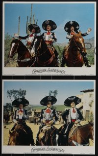 6b0618 THREE AMIGOS 8 LCs 1986 Chevy Chase, Steve Martin, Martin Short & Alfonso Arau as El Guapo!