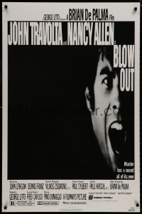6c0684 BLOW OUT 1sh 1981 John Travolta, Brian De Palma, murder has a sound all of its own!