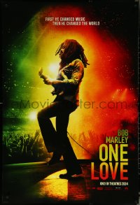 6c0686 BOB MARLEY: ONE LOVE teaser DS 1sh 2024 some voices are forever, Den-Adir as Bob Marley!