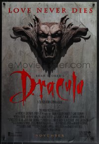 6c0687 BRAM STOKER'S DRACULA advance DS 1sh 1992 Francis Ford Coppola, Oldman & Ryder, unrated!