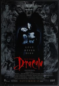 6c0688 BRAM STOKER'S DRACULA advance DS 1sh 1992 Francis Ford Coppola, Oldman & Ryder!