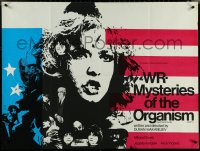 6c0126 WR - THE MYSTERIES OF THE ORGANISM British quad 1971 Dusan Makavejev's Misterije organizma!
