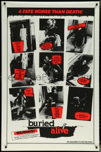 6c0690 BURIED ALIVE 1sh 1984 Joe D'Amato's Buio Omega, a virgin by day, a nympho zombie by night!