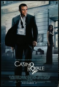6c0693 CASINO ROYALE advance DS 1sh 2006 Daniel Craig as James Bond & sexy Eva Green!