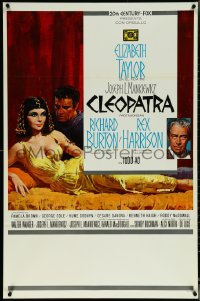 6c0698 CLEOPATRA int'l Spanish language 1sh 1963 Taylor, Burton, Harrison, Terpning artwork!