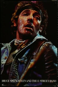 6c0566 BRUCE SPRINGSTEEN 24x36 commercial poster 1985 close-up of the rock 'n' roll star, ultra rare