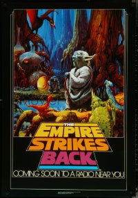 6c0586 EMPIRE STRIKES BACK 27x39 Dutch commercial poster 1997 image of the radio poster, McQuarrie!