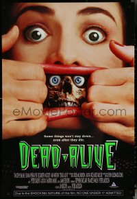 6c0712 DEAD ALIVE 1sh 1992 Peter Jackson gore-fest, some things won't stay down!