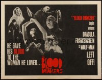 6c0395 BLOOD DRINKERS 1/2sh 1966 wild Filipino vampire horror begins where the classics leave off!