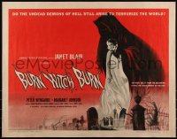 6c0400 BURN WITCH BURN 1/2sh 1962 undead demons of Hell arise to terrorize the world!
