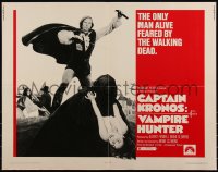 6c0402 CAPTAIN KRONOS VAMPIRE HUNTER 1/2sh 1974 the only man alive feared by the walking dead!