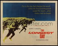 6c0456 LONGEST DAY 1/2sh 1962 Zanuck's World War II D-Day movie with 42 international stars!