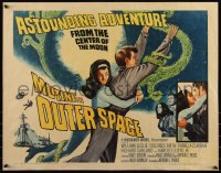 6c0470 MUTINY IN OUTER SPACE 1/2sh 1964 wacky sci-fi, astounding adventure from the moon's center!