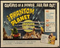 6c0476 PHANTOM PLANET 1/2sh 1962 science shocker of the space age, wacky monster holding sexy girl!
