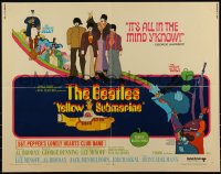 6c0519 YELLOW SUBMARINE 1/2sh 1968 psychedelic art of Beatles John, Paul, Ringo, George, ultra rare!