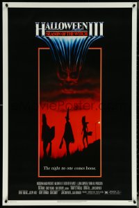 6c0762 HALLOWEEN III 1sh 1982 Season of the Witch, horror sequel, the night no one comes home!