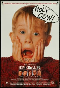 6c0771 HOME ALONE advance 1sh 1990 wacky Macaulay Culkin applying aftershave in bathroom, Pesci, Stern!