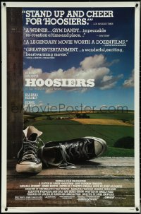 6c0773 HOOSIERS 1sh 1986 best basketball movie ever, Gene Hackman, Dennis Hopper!