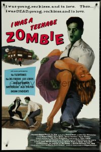 6c0775 I WAS A TEENAGE ZOMBIE 1sh 1987 wacky image, music by Los Lobos, Violent Femmes!