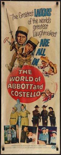 6c0144 WORLD OF ABBOTT & COSTELLO insert 1965 Bud & Lou are the greatest laughmakers!