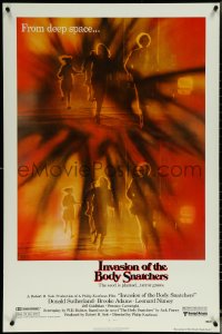 6c0784 INVASION OF THE BODY SNATCHERS 1sh 1978 Kaufman classic remake of sci-fi thriller!