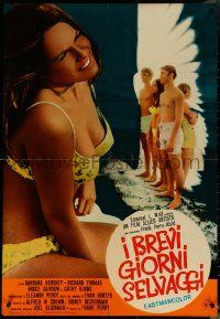 6c0624 LAST SUMMER Italian 26x38 pbusta 1970 super sexy Barbara Hershey is too beautiful to forget!