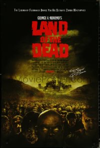 6c0798 LAND OF THE DEAD advance DS 1sh 2005 George Romero zombie horror masterpiece, stay scared!