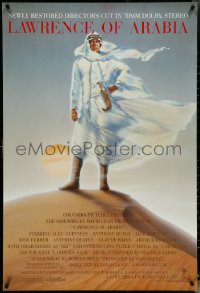 6c0801 LAWRENCE OF ARABIA 1sh R1989 David Lean classic starring Peter O'Toole, art by John Alvin!