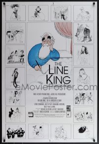 6c0808 LINE KING 1sh 1996 Al Hirschfeld Story, art of Marx Bros., Streisand, Hepburn & more!