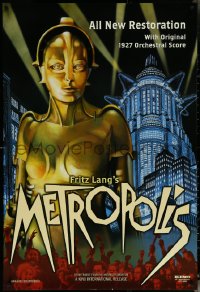 6c0829 METROPOLIS DS 1sh R2002 Brigitte Helm as the gynoid Maria, The Machine Man!