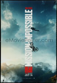 6c0833 MISSION: IMPOSSIBLE DEAD RECKONING PART ONE teaser DS 1sh 2023 Tom Cruise performing stunt!