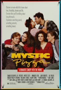 6c0840 MYSTIC PIZZA 1sh 1988 Annabeth Gish, Julia Roberts, Vincent D'Onofrio & Lili Taylor!