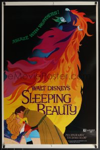 6c0932 SLEEPING BEAUTY 1sh R1979 Disney cartoon classic, great image of the three fairy godmothers!